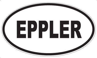 EPPLER - Oval Sticker