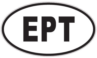 EPT - 3 Letter Initials Oval Magnet