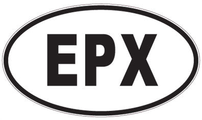 EPX - 3 Letter Initials Oval Magnet