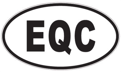 EQC - 3 Letter Initials Oval Magnet