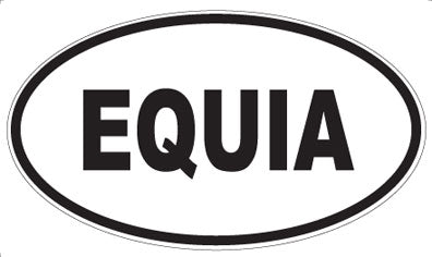 EQUIA - Oval Sticker