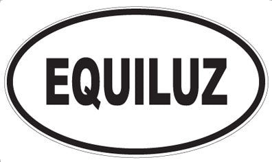 EQUILUZ - Oval Sticker