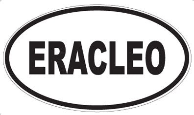 ERACLEO - Oval Sticker