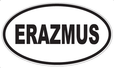 ERAZMUS - Oval Magnet