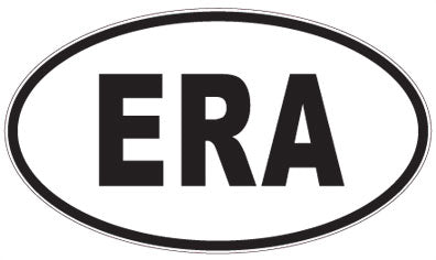 ERA - 3 Letter Initials Oval Magnet