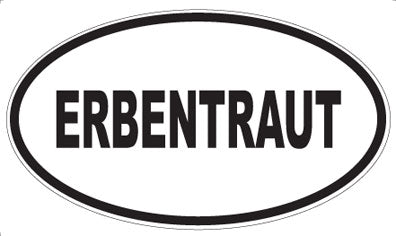 ERBENTRAUT - Oval Magnet