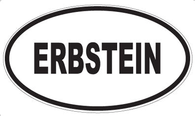ERBSTEIN - Oval Sticker
