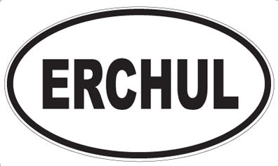 ERCHUL - Oval Magnet