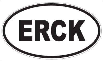 ERCK - Oval Magnet