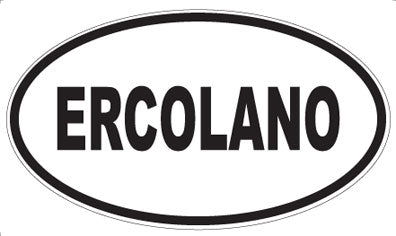 ERCOLANO - Oval Sticker