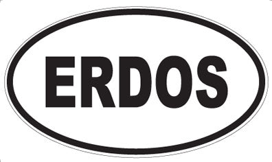 ERDOS - Oval Magnet