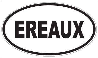 EREAUX - Oval Sticker