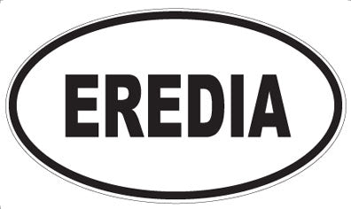 EREDIA - Oval Sticker