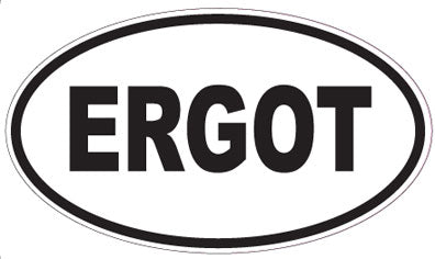 ERGOT - Oval Magnet