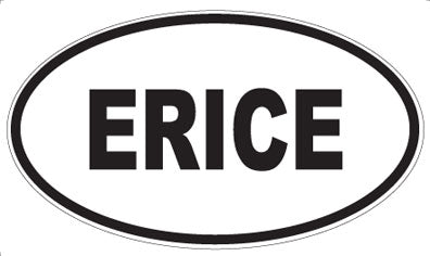 ERICE - Oval Sticker