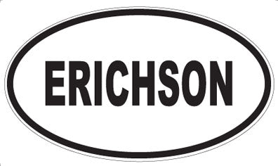 ERICHSON - Oval Magnet