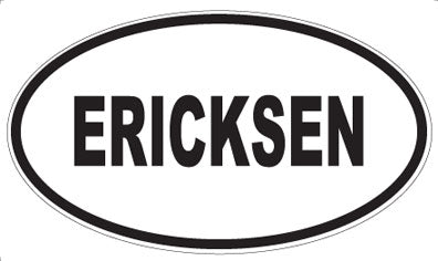 ERICKSEN - Oval Magnet