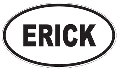 ERICK - Oval Magnet