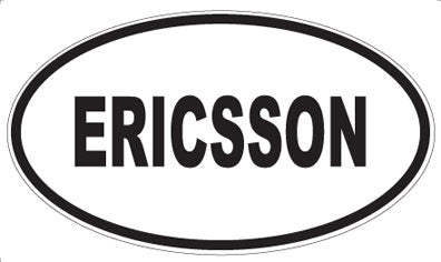 ERICSSON - Oval Sticker