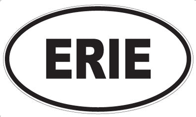 ERIE - Oval Magnet