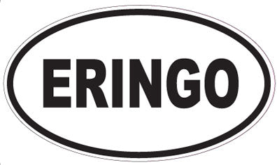 ERINGO - Oval Sticker