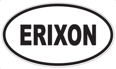 ERIXON - Oval Sticker
