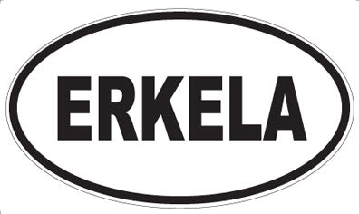 ERKELA - Oval Sticker