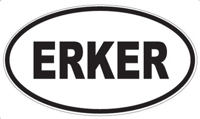 ERKER - Oval Magnet