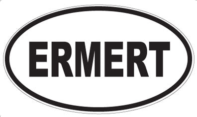 ERMERT - Oval Magnet