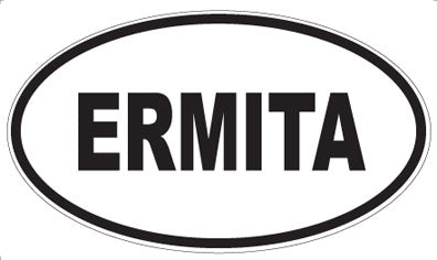 ERMITA - Oval Sticker