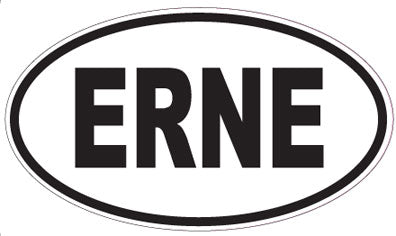 ERNE - Oval Sticker