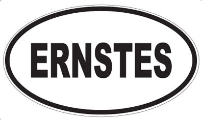 ERNSTES - Oval Magnet