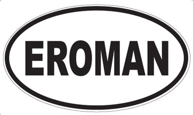 EROMAN - Oval Sticker