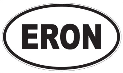 ERON - Oval Sticker