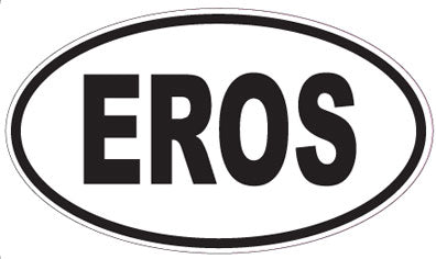 EROS - Oval Sticker