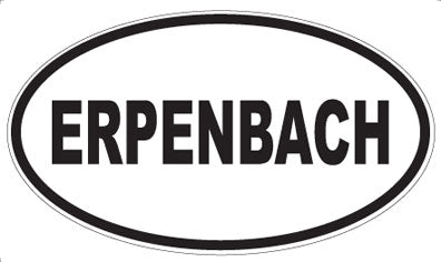 ERPENBACH - Oval Sticker