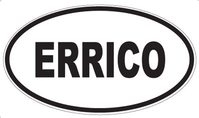ERRICO - Oval Magnet