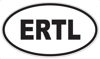 ERTL - Oval Sticker