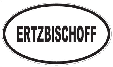 ERTZBISCHOFF - Oval Magnet