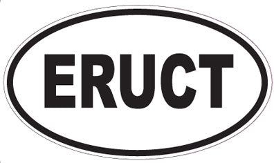 ERUCT - Oval Magnet