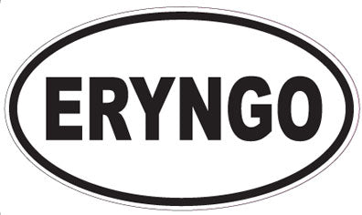 ERYNGO - Oval Sticker
