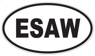 ESAW - Oval Magnet