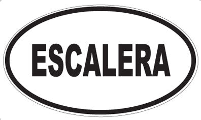ESCALERA - Oval Magnet