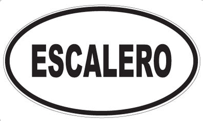 ESCALERO - Oval Magnet