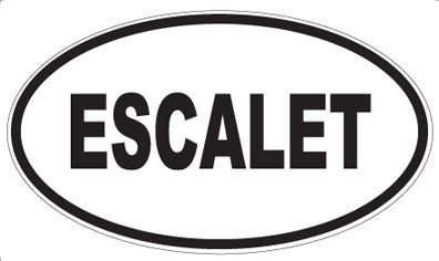 ESCALET - Oval Magnet