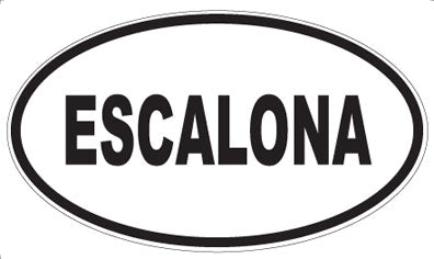 ESCALONA - Oval Magnet