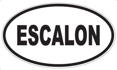 ESCALON - Oval Magnet