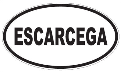 ESCARCEGA - Oval Magnet