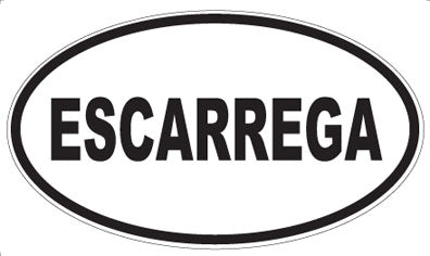 ESCARREGA - Oval Magnet
