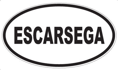 ESCARSEGA - Oval Magnet